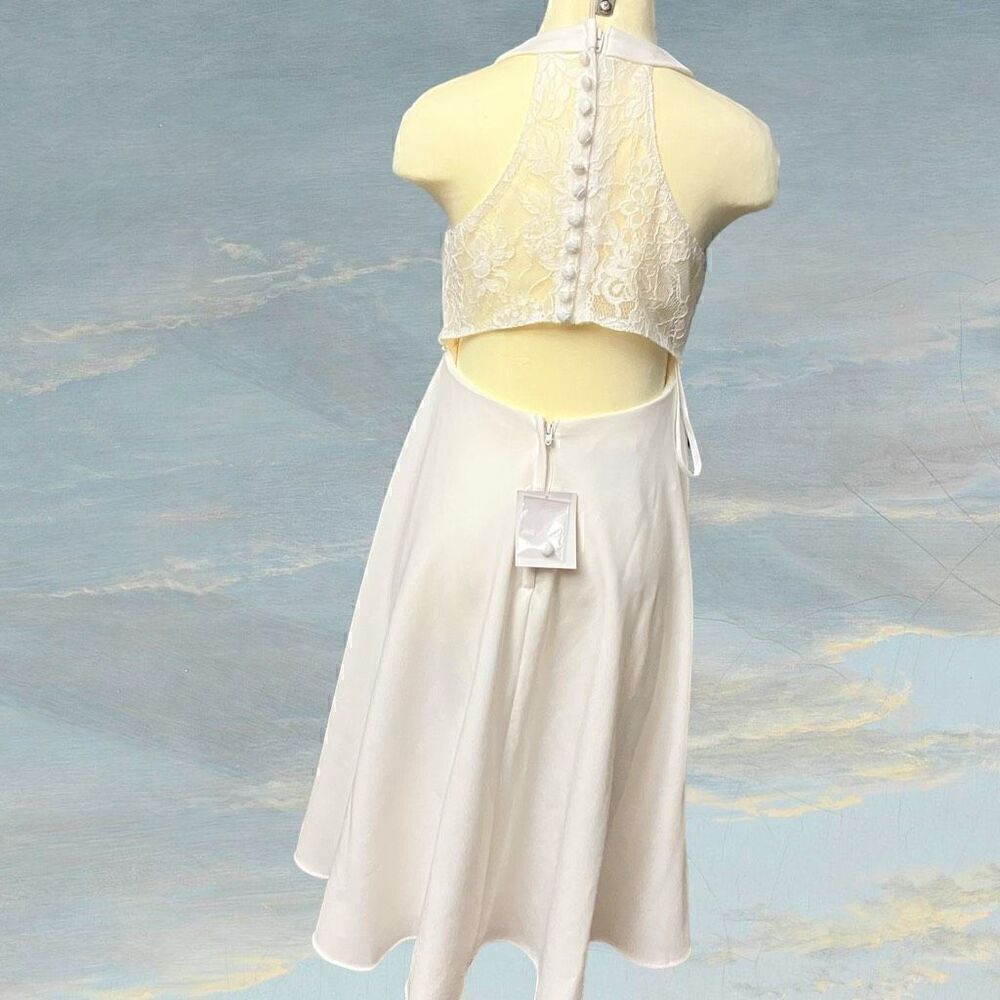 David’s Bridal Junior Bridesmaid Dress / SZ: 10 / NWT - Picture 6 of 9